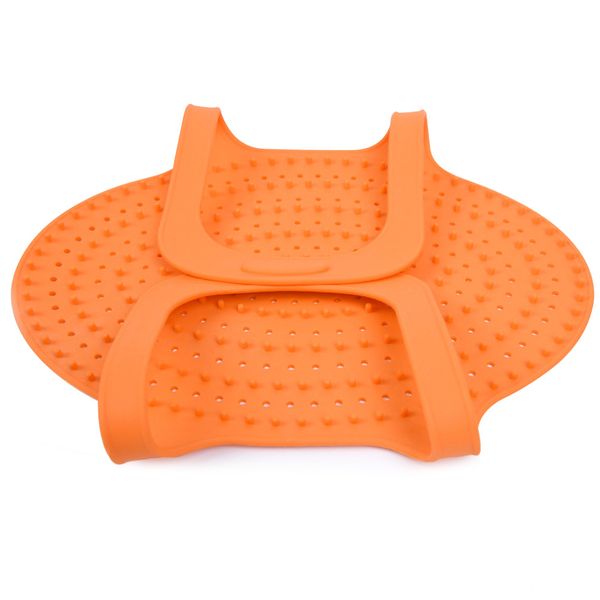 

tray bbq mat outdoor pad poultry lifter heat resistant silicone turkey non-stick