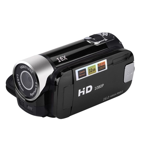 

a + 2,4-дюймовый tft sn 16x цифровой зум dv видеокамеры hd 1080p портативный цифровой камеры cmos-датчик до 32 гб sd черный
