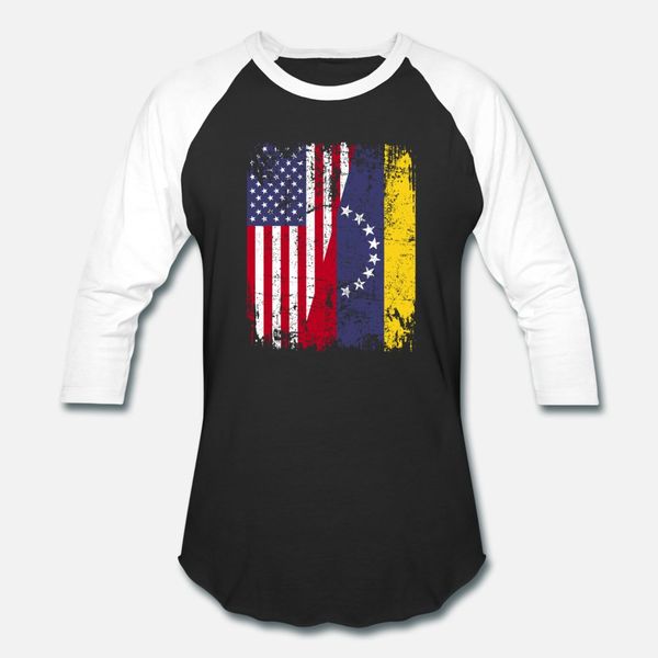 

venezuelan roots american flag venezuela t shirt men custom cotton round collar standard sunlight basic spring autumn cool shirt