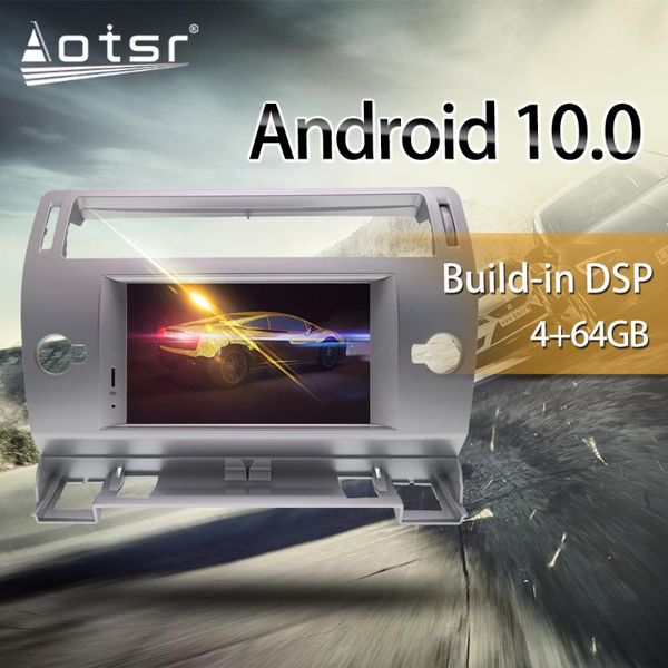 

for c4 2004-2012 car multimedia radio player stereo android 10 dsp 7 inch ips audio gps navi bt head unit car dvd