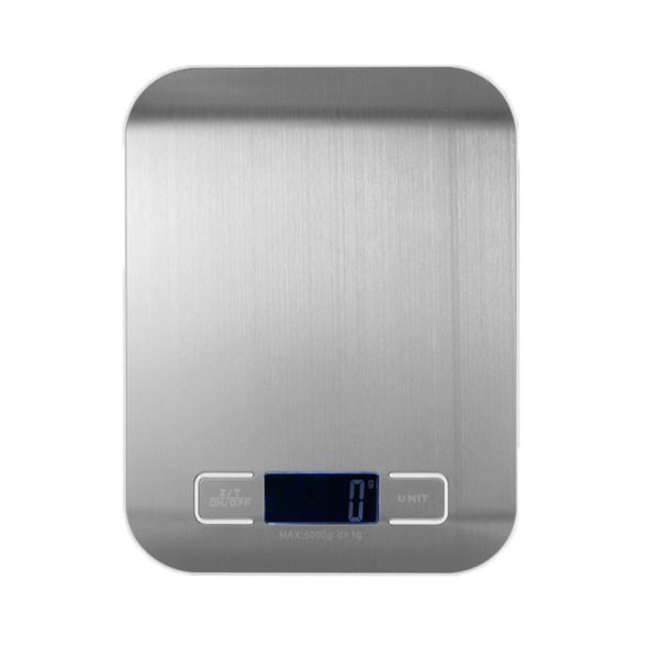 

food digital kitchen scale weight grams and oz for baking and cooking, stainless steel