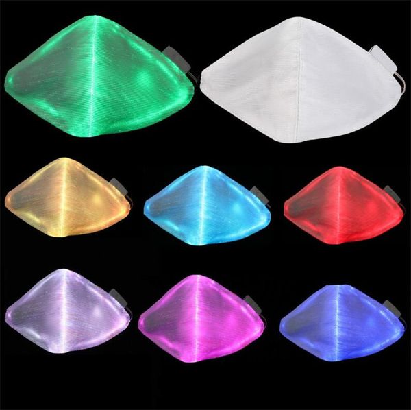 

individual pack led mask usb charging trooper masks night light luminous fashion face mask for christmas halloween 2020 headwear toys e41401