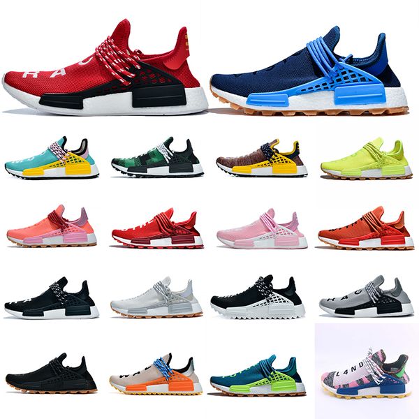 

2020 new nmd mc sneakers red color men women fashion running shoes black green yellow pink brown running shoes 36-45 with shoe box