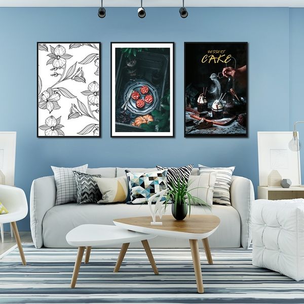 

pintura де decoración дель хогар estilo nordico простой гама альта deliciosa pastelería postre tienda паред де salón imagen colgante грех ма
