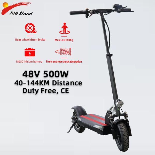 

jueshuai 48v 800w electric scooter samsung 48v 36ah lithium battery 144km foldable electric skateboard fast chargering e scooter