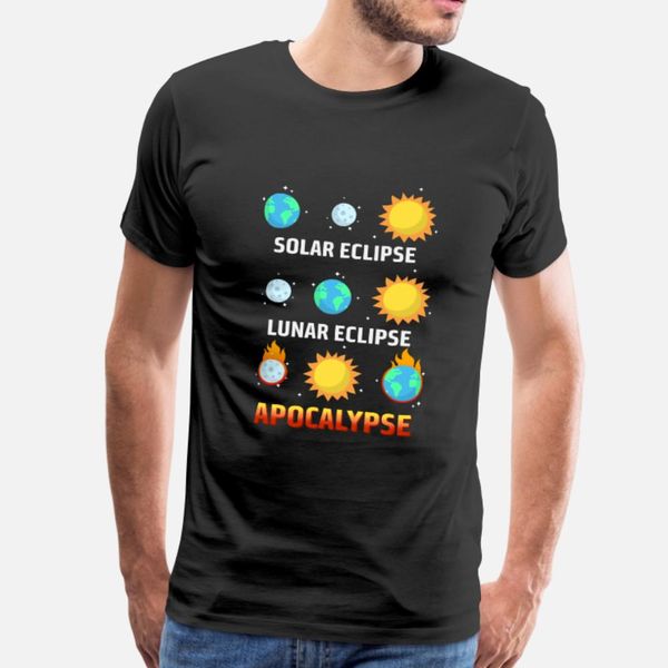 

solar eclipse lunar eclipse funny earth moon sun t shirt men printing 100% cotton s-3xl standard graphic basic spring natural shirt