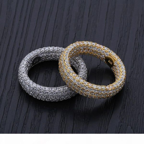 

925 sterling silver rings engagement rings wedding sets hip hop designer jewelry men zircon love ring iced out charms