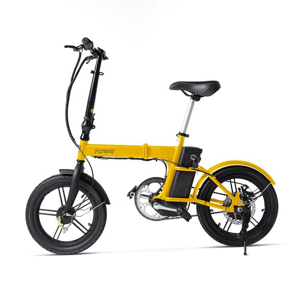 

16 inch electric fold bi 36 v lithium battery 350 w rear wheel drive engine range 40-60 km electric assist urban ebike, Silver;blue