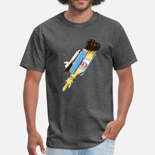 

funny spaceship launch t shirt men designing tee shirt s-3xl unique gift basic summer pattern shirt