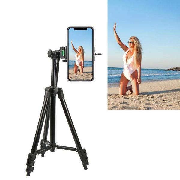 

tripods professional camera vlog tripod stand holder dslr digital cold shoe mount phone clip for smartphone