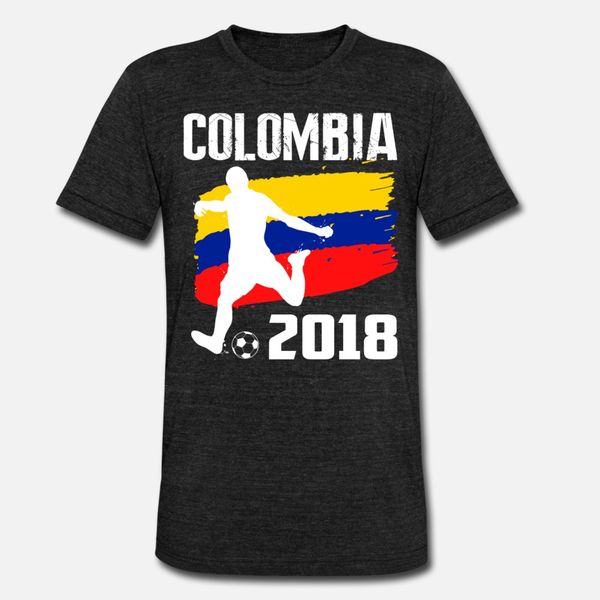 

colombia soccer team 2018 football fan t shirt men gift cotton s-3xl vintage gift new style spring pictures
