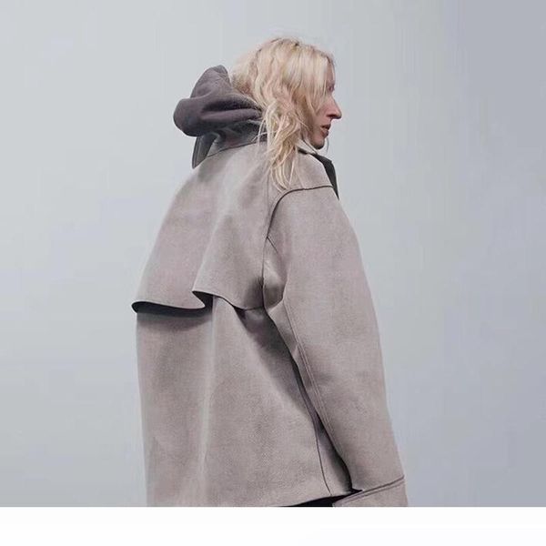 

19ss fear of god fog 6th chamois shirt ultrasuede jackets men women casual street hip hop jacket simple coat fashion outwear hflsjk330, Black;brown