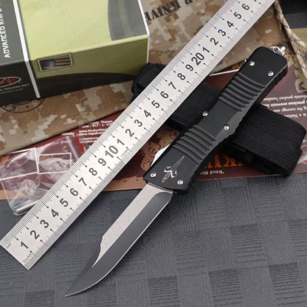 

automatic microtech troodon knife double action tactical knives pocket knife aluminum auto edc tools