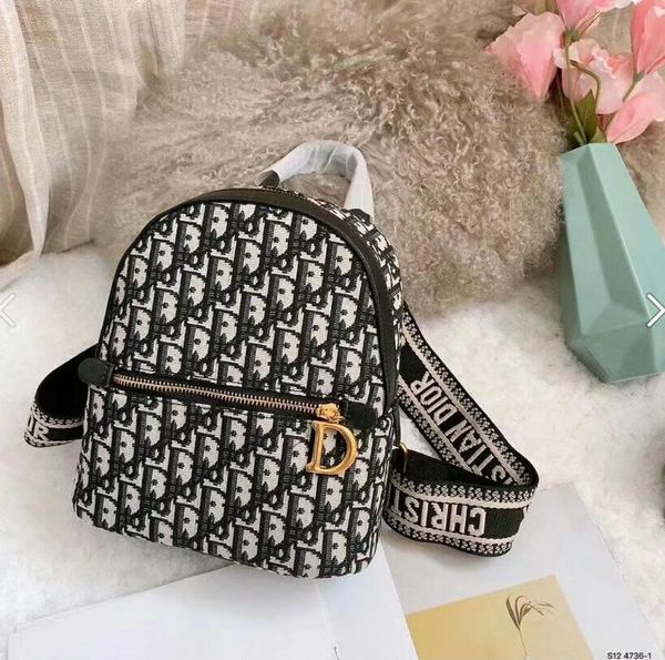 

2020 new cd dio r hight quality backpack bags boutique 1:1 lpackage wallet purse designer bag handbag female purse fashion women bag53, Black