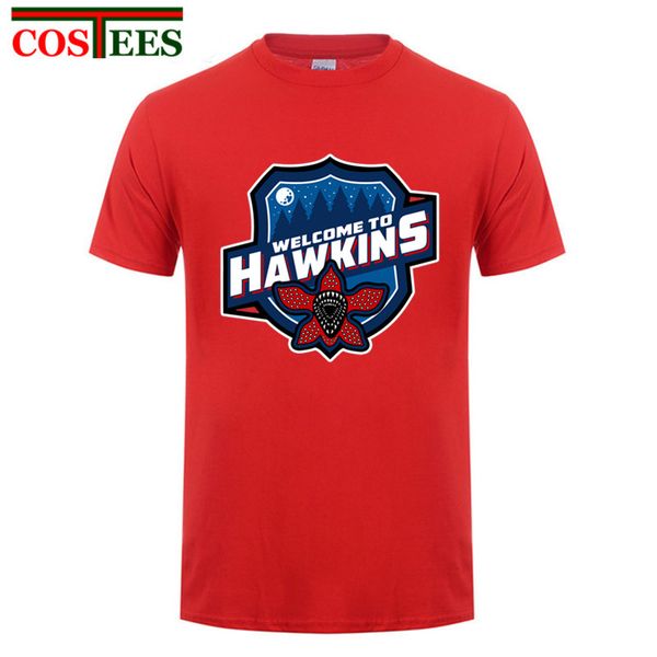 

horror stranger things demogorgen t-shirt men camiseta demogorgen shirt hombre cool man fashion hawkins demogorgen t-shirt homme