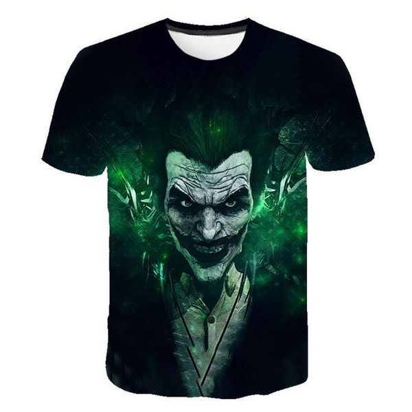 

new suicide team clown black red 3d print shirts graphic hentai graphic men clothing