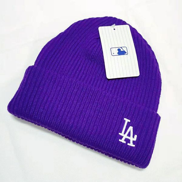 

2021knitted hat women's autumn winter hats breathable lady simple cap warm beanies men solid soft gorro ski wool blends unisex, Blue;gray