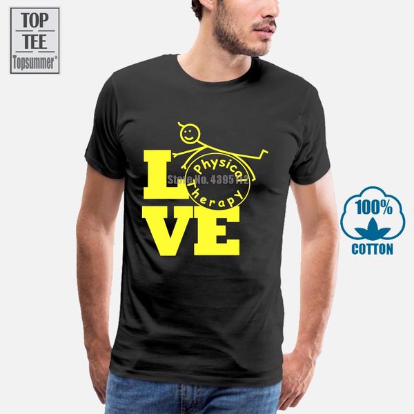 

o neck short funny t shirt random t shirts short sleeve printing love physical therapy physiotherapy crew neck shirt for men