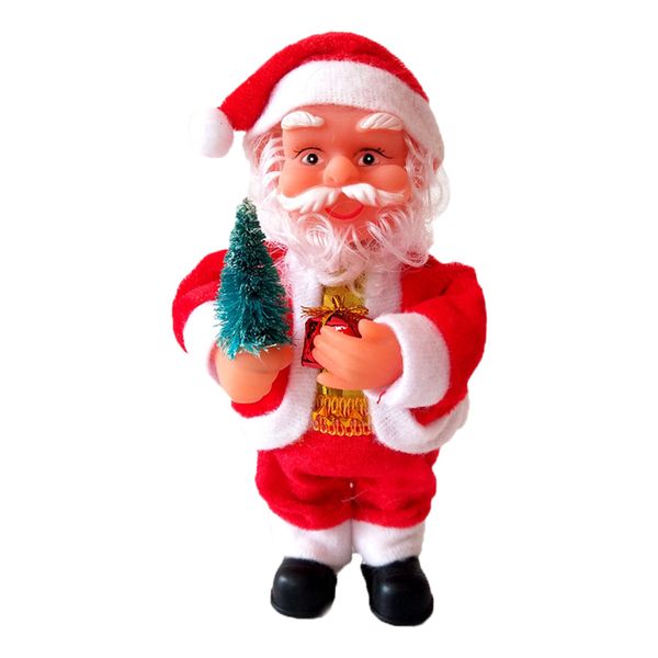 

christmas decor electric led light l cute santa claus doll battery powered