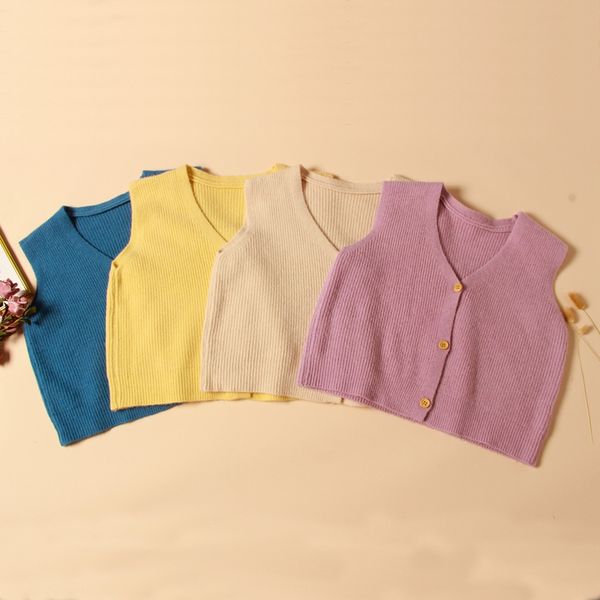 

women's vests women sweater vest knitted v-neck female waistcoat cardigan coat soft autumn winter with buttons, Black;white