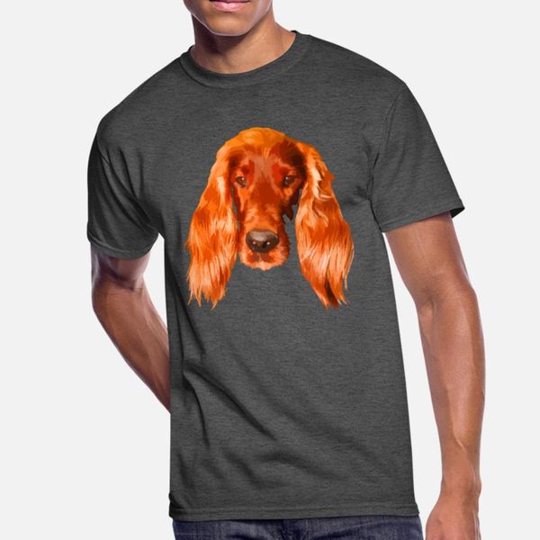 

irish setter t shirt men printing cotton crew neck trend loose fashion spring letters shirt