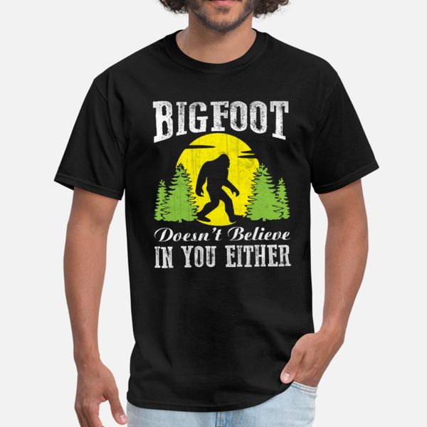 

bigfoot sasquatch gift t shirt men printing short sleeve s-xxxl cool loose basic summer letters shirt