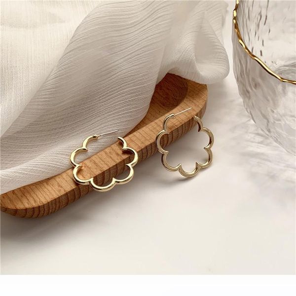 

s925 silver needle euramerican ks flower shape french personalized earrings heart shaped star super fairy geometry earrings female f523