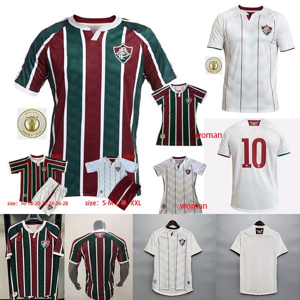 

20 21 fluminense soccer jerseys evanilson nene 2020 2021 digao m.paulo ph ganso football shirt fred miguel mens jersey kids kit, Black;yellow