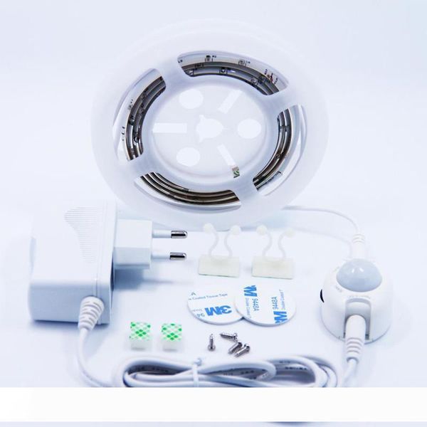 

new design under bed light smart led strip light with motion sensor warm white strip light night lamp