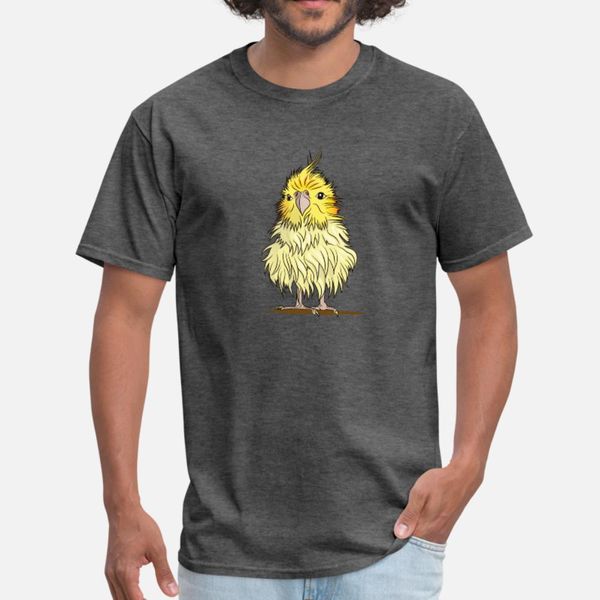 

cockatiel t shirt men printed 100% cotton o-neck letters anti-wrinkle fashion spring trend shirt