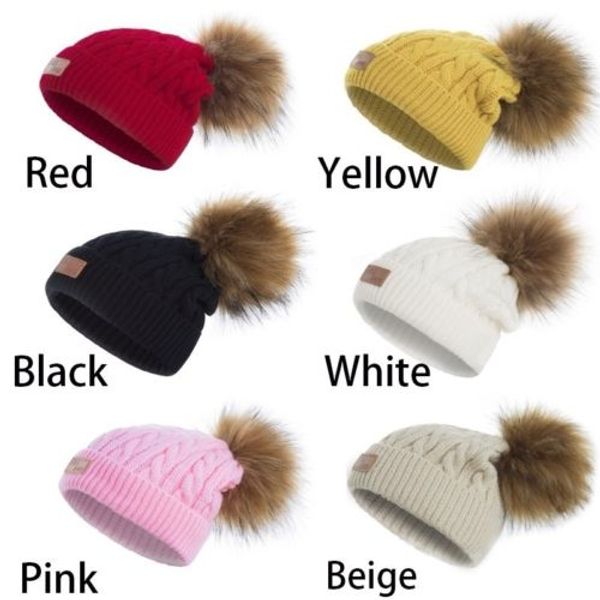 

winter warm crochet knit hat beanie cap cute toddler kids girl boy baby infant christmas hats