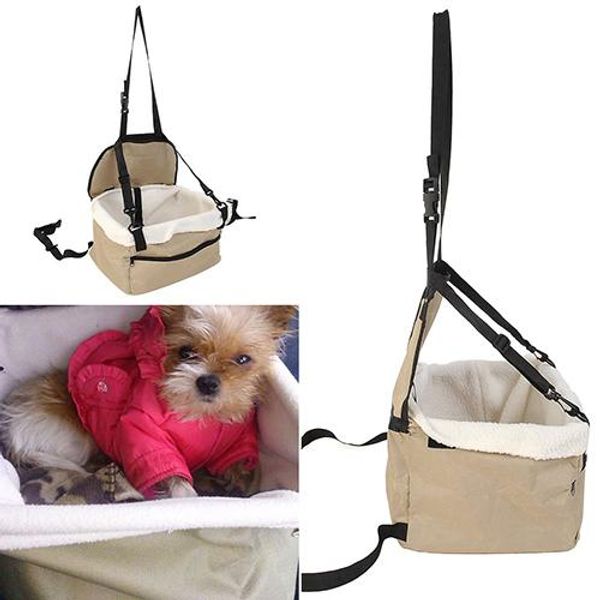 

soft pet dog puppy cat kitty car seat seat carrier car leash bag out portable carrier bags breathable pet backpack