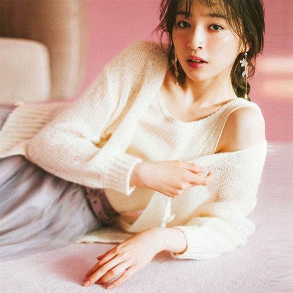 

20 осень willselection сладкий все просто матча рукав фонарь фонарь передний и задний износ тонкий кардиган 200803sy n9du5, White;black