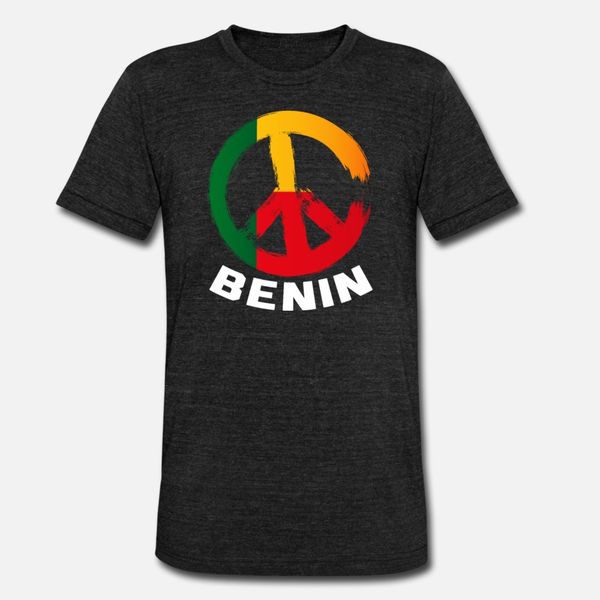 

benin peace sign t shirt men printed tee shirt round collar clothing graphic authentic spring cool shirt