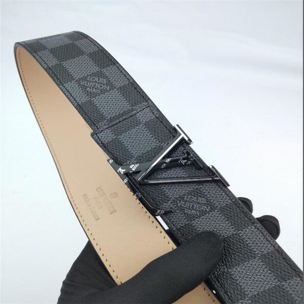 

2020 new belt smooth buckle women and men high genuine leather designer belts for men 105cm-125cm, Blue;gray