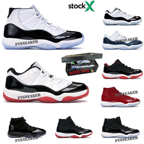 

jumpman new 11 11s retro mens basketball shoes concord 45 high low cut bred sneaker navy space jam sports trainer sneakers