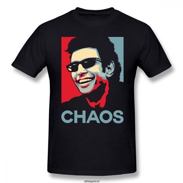 

t-shirt ian malcolm chaos t shirt plus size men tee shirt short sleeve funny print classic 100 tshirt