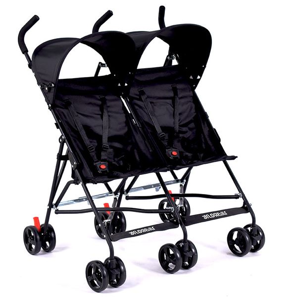 

strollers# 2021travel portable double stroller for twins folding umbrella baby cart strollers