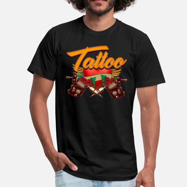 

tattoo oldschool t shirt men character tee shirt plus size 3xl solid color cute authentic summer style vintage shirt