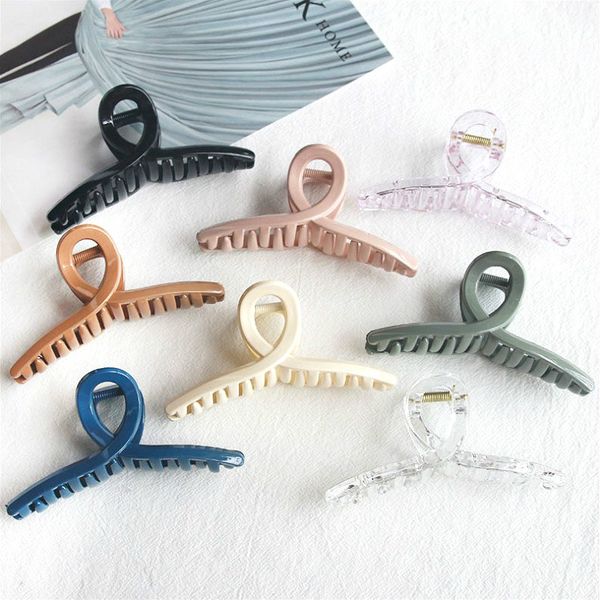 

fashion women hair clips claw clip colorful simplicity cross large hair claw clips for girls hairclip accessories new
