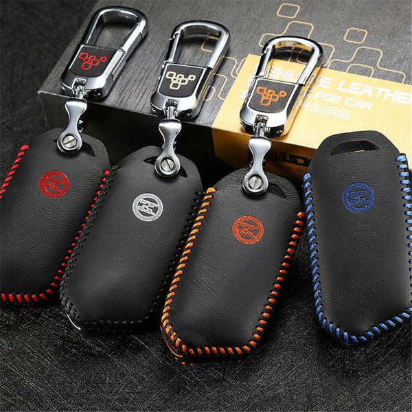 

car key case for kia stinger 2018 2019 4 buttons leather key cover key bag key2s