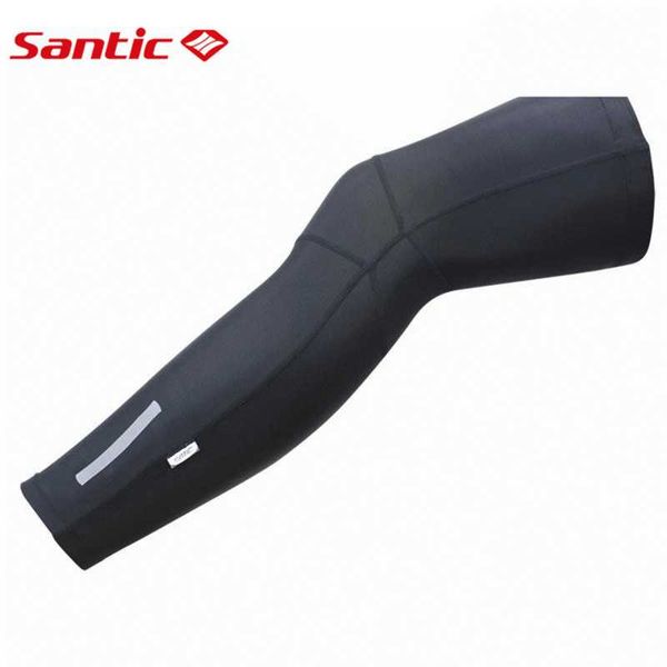 

santic ciclismo гамба protezione protezione в scaldamuscoli фитнес fresco e traspirante muscolo делла гамба cop cheji c08003, Black;blue