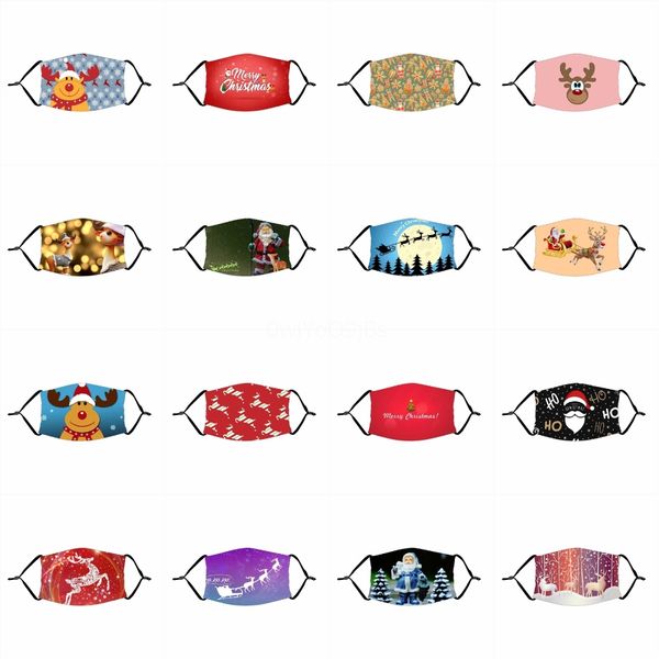 

5 1 1pcs cloth facemask pm2.5 cotton face maskswashable and reusable maske for protection breathable print magic bandana scarf#373#296, Black