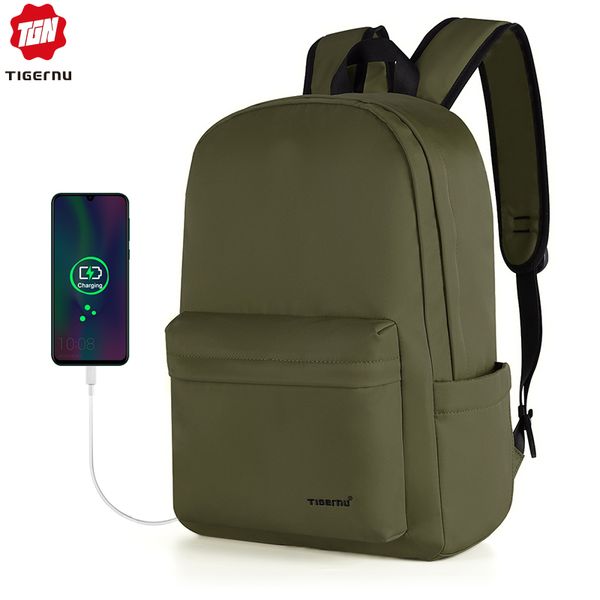 

tigernu 2020 new arrival waterproof tpu fashion men backpacks 15.6 inch lapschool backpack bags light weight backbags female
