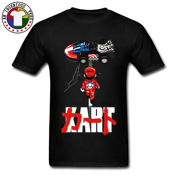 

super mario racer автомобили v8 смешного tshirts интересного мультфильма mario drift новой футболка мода высоких большие тройники для мужчин