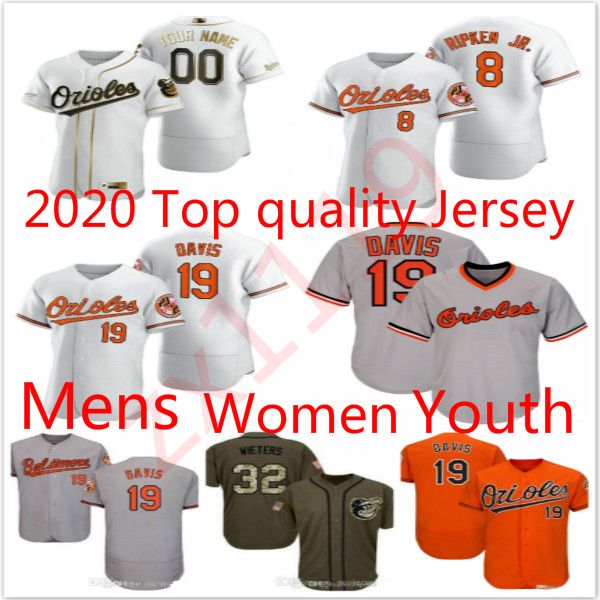 

custom orioles jersey 8 cal ripken jr 19 chris davis 16 kolten wong 10 adam jones 15 chance sisco 22 jim palmer 37 dylan bundy 25 santande, Blue;black