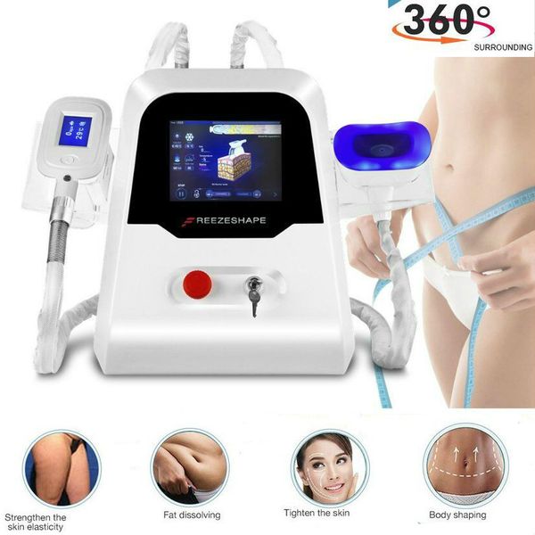 

new 360 cryolipolysis 5 in 1 body scuplting fat ing body degree double chin slimming machines ce certificated fast shipping