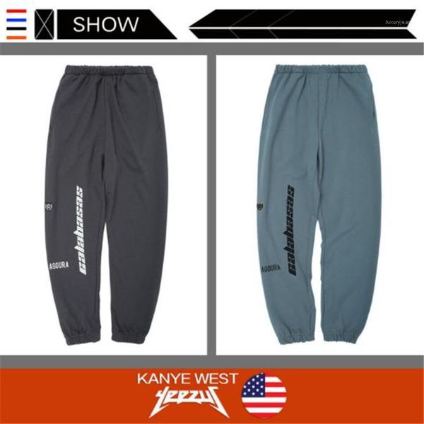 

style relaxed sports pants fashion couple casual pants casual loose mens designer pants letter printed hip hop, Black