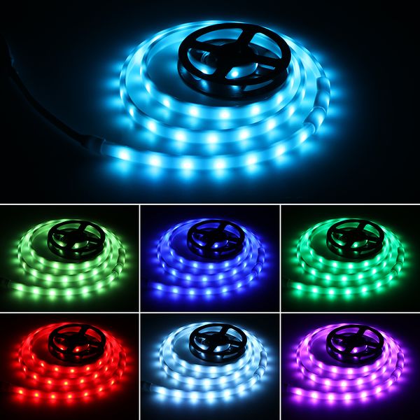 

waterproof camping rgb led strip light lamp 1.5m smd 2835 dc5v usb led rope light outdoor hiking camp tent hanging lamp