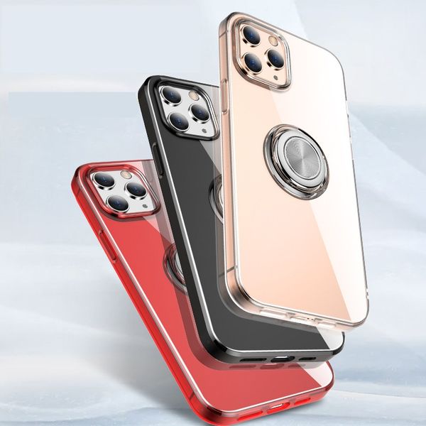 

transparent phone case protect cover shockproof soft cases for iphone 12 11 pro max xs xr 8 7 6 plus tpu clear phone caseprotective